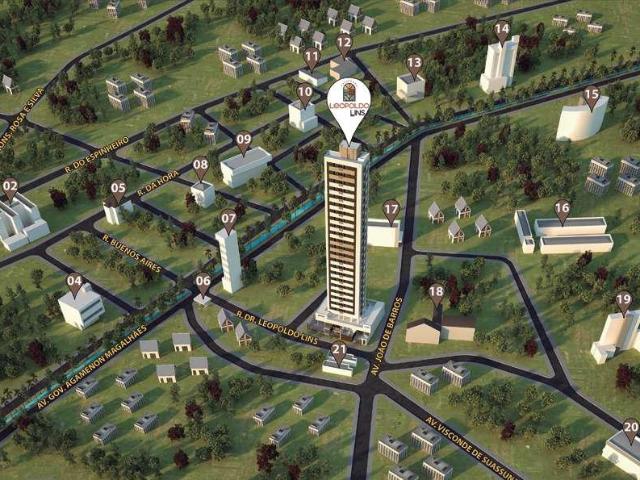 Apartamento para Venda em Recife/PE Boa Vista 3 Quartos