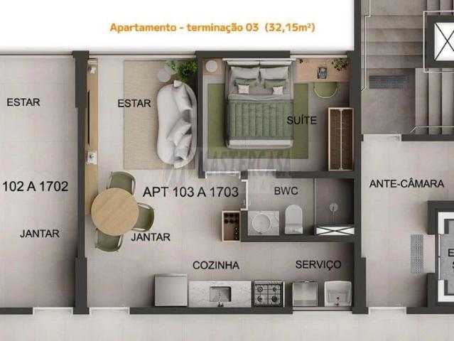 Apartamento para Venda em Recife/PE Campo Grande 1 Quartos