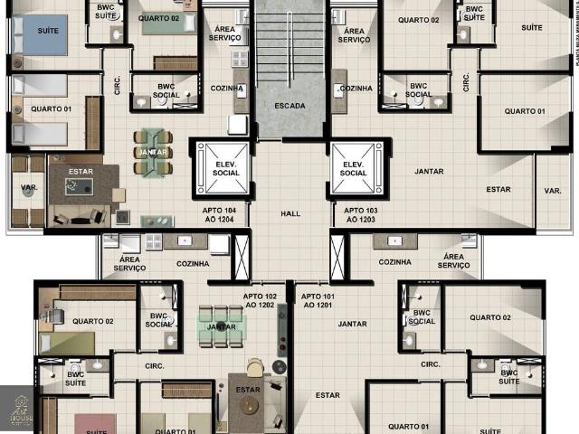 Apartamento para Venda em Recife/PE Casa Amarela 3 Quartos