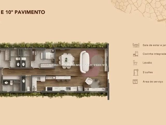 Apartamento para Venda em Recife/PE Casa Forte 3 Quartos
