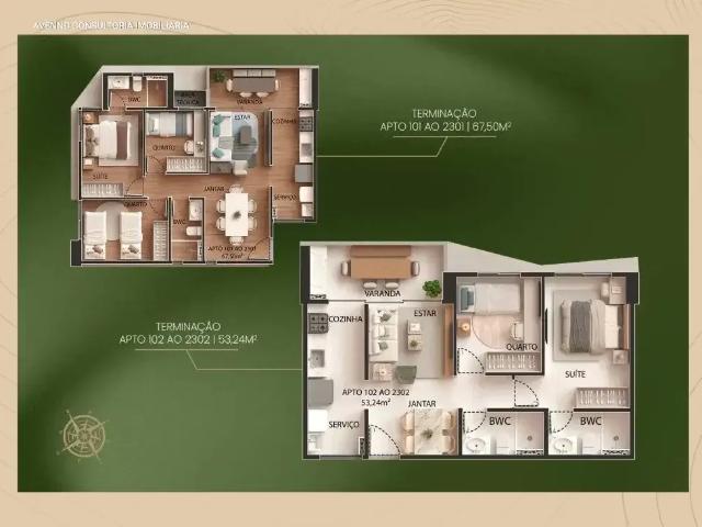 Apartamento para Venda em Recife/PE Encruzilhada 1 Quartos