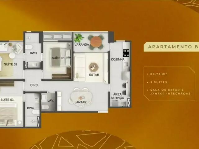 Apartamento para Venda em Recife/PE Graças 3 Quartos
