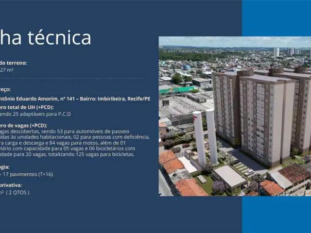 Apartamento para Venda em Recife/PE Imbiribeira 2 Quartos