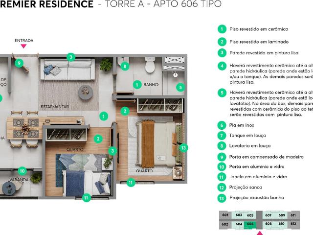 Apartamento para Venda em Recife/PE Iputinga 2 Quartos