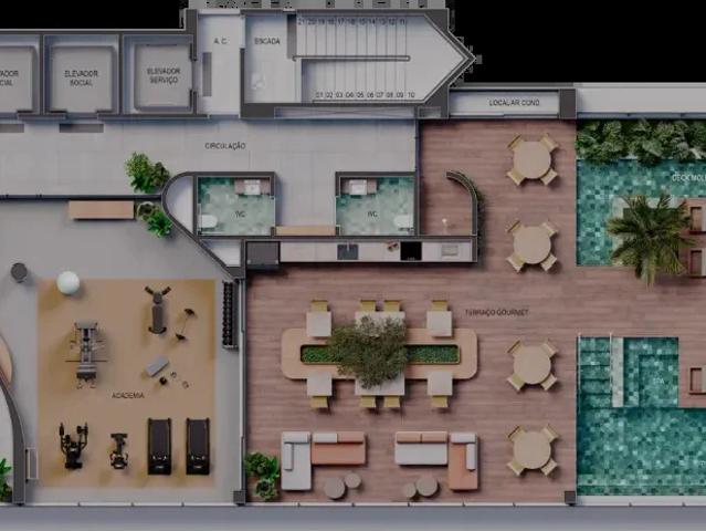 Apartamento para Venda em Recife/PE Pina 1 Quartos