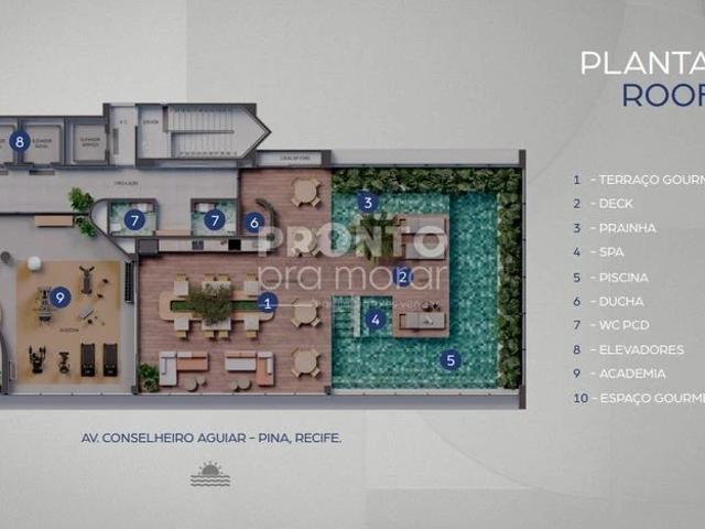 Apartamento para Venda em Recife/PE Pina 1 Quartos