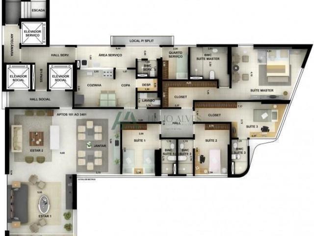 Apartamento para Venda em Recife/PE Torre 4 Quartos