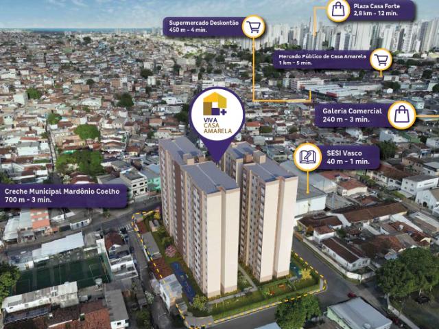 Apartamento para Venda em Recife/PE Vasco da Gama 2 Quartos