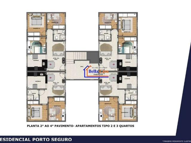 Apartamento para Venda em Ribeirão das Neves/MG Porto Seguro 2 Quartos