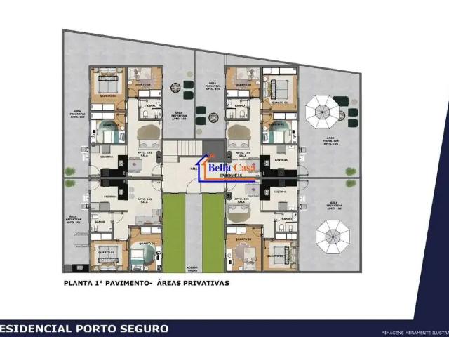 Apartamento para Venda em Ribeirão das Neves/MG Porto Seguro 3 Quartos
