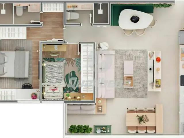 Apartamento para Venda em Ribeirão Pires/SP Centro 2 Quartos