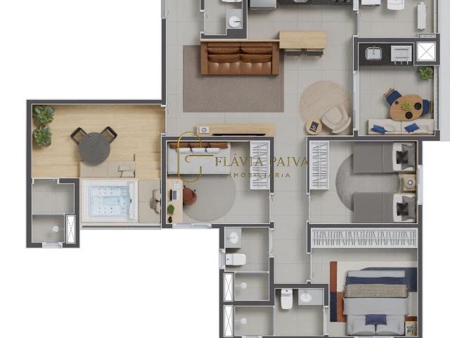 Apartamento para Venda em Ribeirão Preto/SP Ribeirânia 2 Quartos