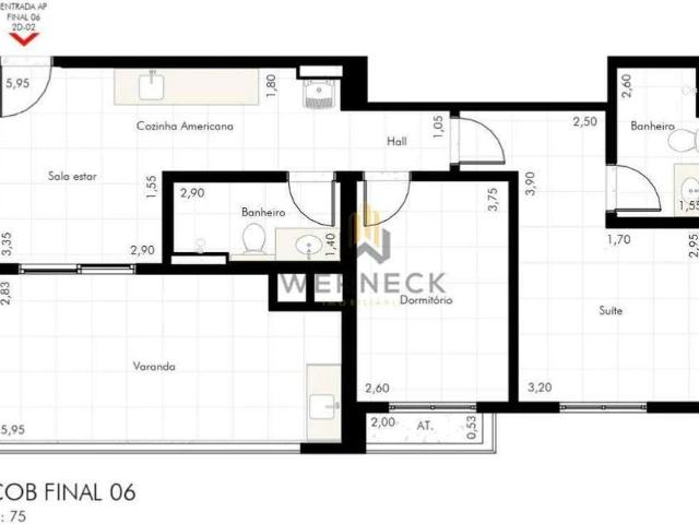Apartamento para Venda em Rifaina/SP Kanoah home resort 2 Quartos