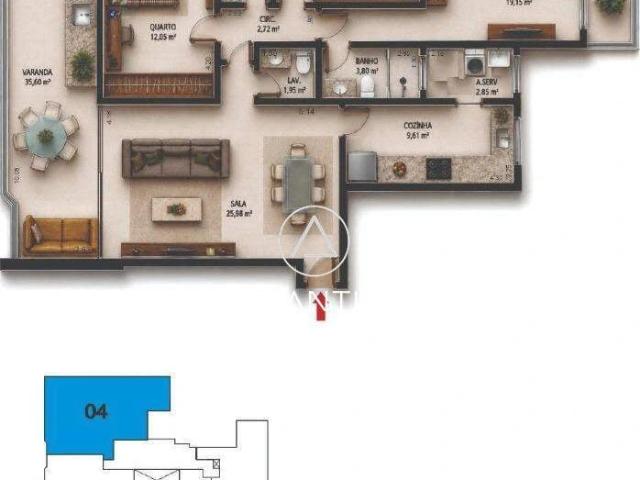Apartamento para Venda em Rio das Ostras/RJ Costazul 3 Quartos
