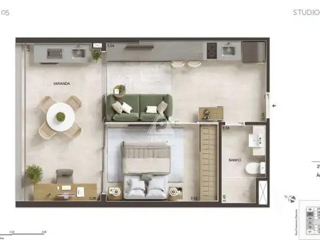 Apartamento para Venda em Rio de Janeiro/RJ Copacabana 1 Quartos