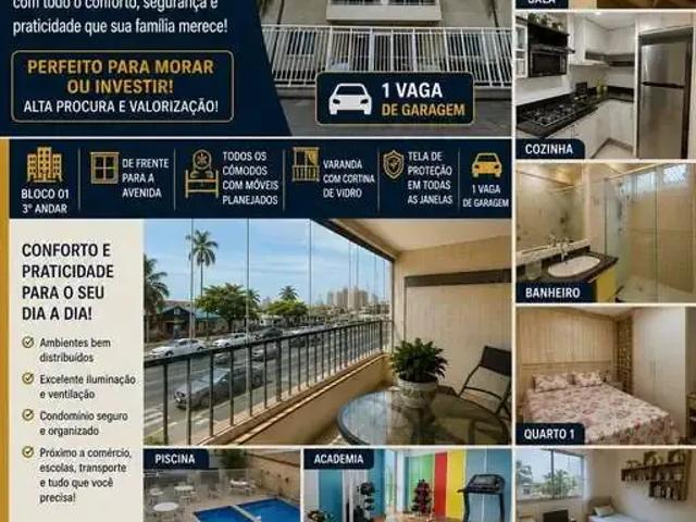 Apartamento para Venda em Rio de Janeiro/RJ Campo Grande 2 Quartos
