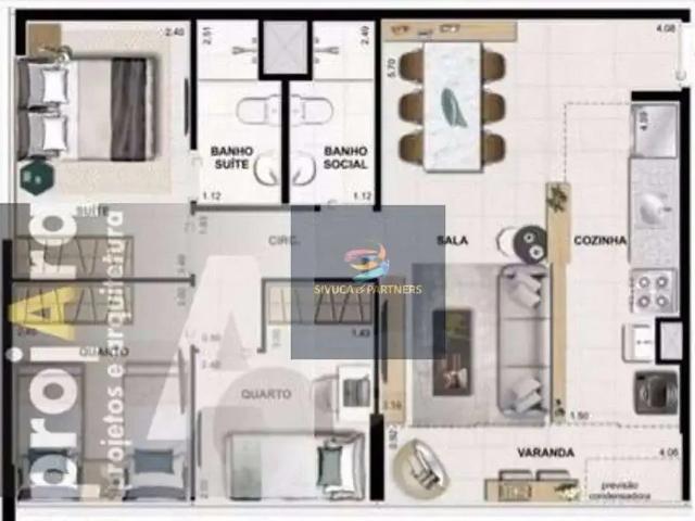 Apartamento para Venda em Rio de Janeiro/RJ Curicica 3 Quartos