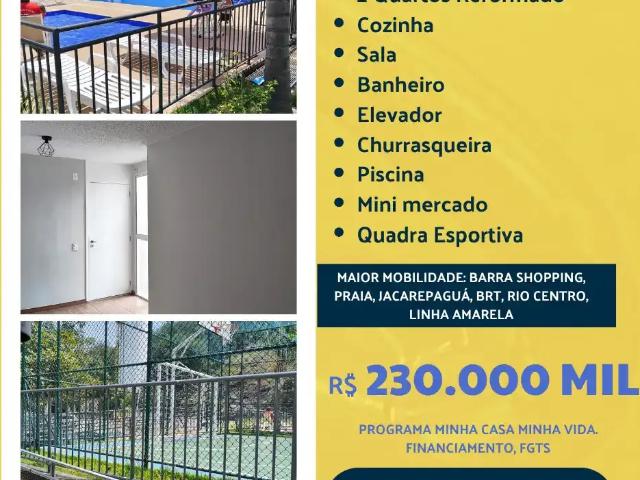 Apartamento para Venda em Rio de Janeiro/RJ Curicica 2 Quartos