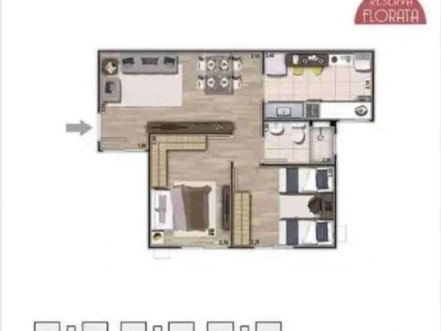 Apartamento para Venda em Rio de Janeiro/RJ Curicica 2 Quartos