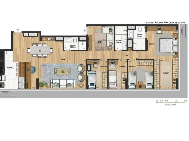 Apartamento para Venda em Rio de Janeiro/RJ Barra da Tijuca 3 Quartos