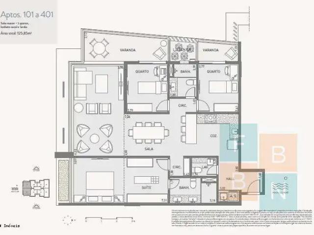 Apartamento para Venda em Rio de Janeiro/RJ Barra da Tijuca 3 Quartos