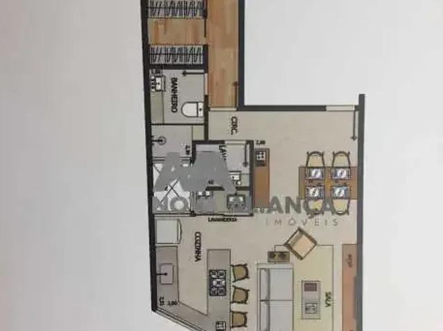Apartamento para Venda em Rio de Janeiro/RJ Humaitá 1 Quartos