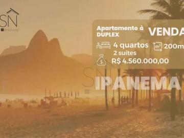 Apartamento para Venda em Rio de Janeiro/RJ Ipanema 4 Quartos