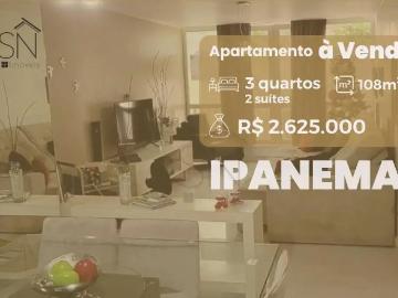 Apartamento para Venda em Rio de Janeiro/RJ Ipanema 3 Quartos