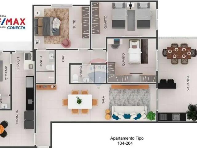 Apartamento para Venda em Rio de Janeiro/RJ Jardim Guanabara 3 Quartos