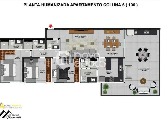 Apartamento para Venda em Rio de Janeiro/RJ Jardim Guanabara 3 Quartos