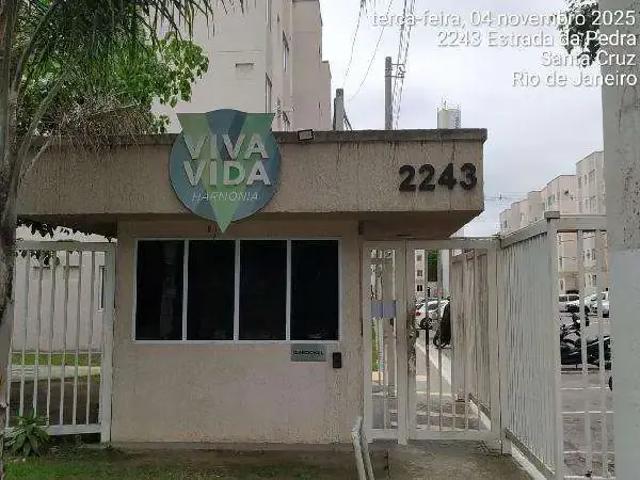Apartamento para Venda em Rio de Janeiro/RJ Santa Cruz 2 Quartos