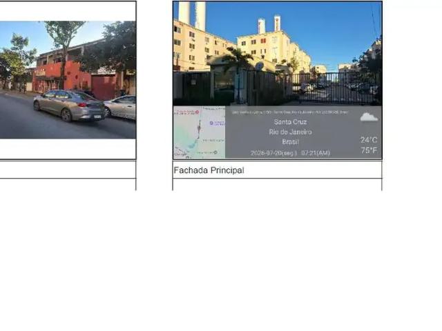 Apartamento para Venda em Rio de Janeiro/RJ Santa Cruz 2 Quartos