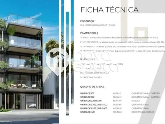 Apartamento para Venda em Rio de Janeiro/RJ Tijuca 1 Quartos