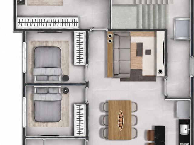 Apartamento para Venda em São Bento do Sul/SC Rio Negro 3 Quartos