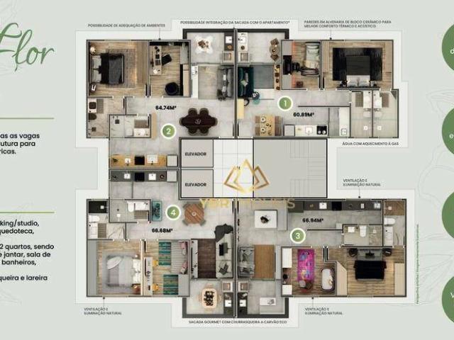 Apartamento para Venda em São Bernardo do Campo/SP Nova Petrópolis 2 Quartos