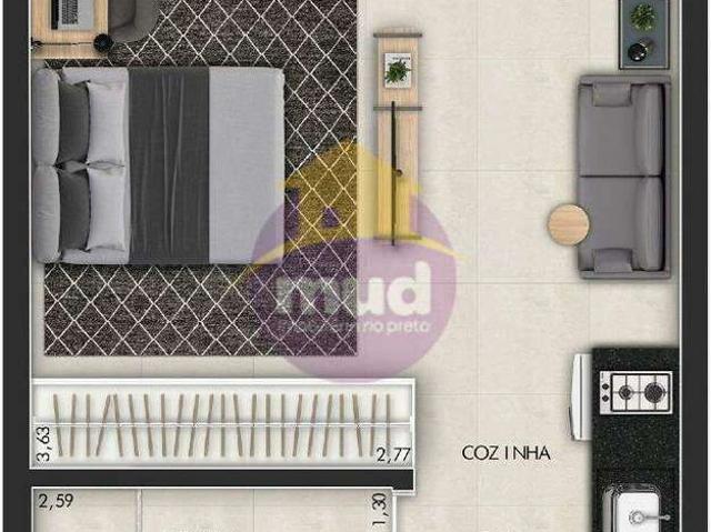 Apartamento para Venda em São José do Rio Preto/SP Vila São José 1 Quartos
