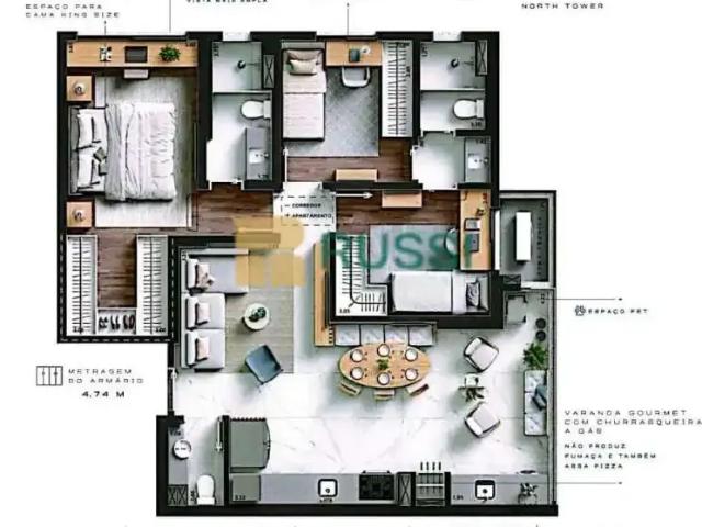 Apartamento para Venda em São José dos Campos/SP Jardim das Colinas 2 Quartos