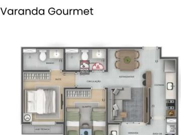 Apartamento para Venda em São José dos Campos/SP Jardim das Indústrias 2 Quartos