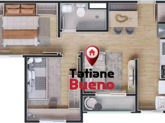 Apartamento para Venda em São José dos Campos/SP Jardim das Paineiras I 2 Quartos