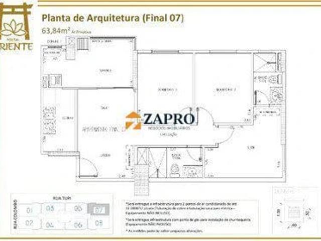Apartamento para Venda em São José dos Campos/SP Jardim Oriente 3 Quartos
