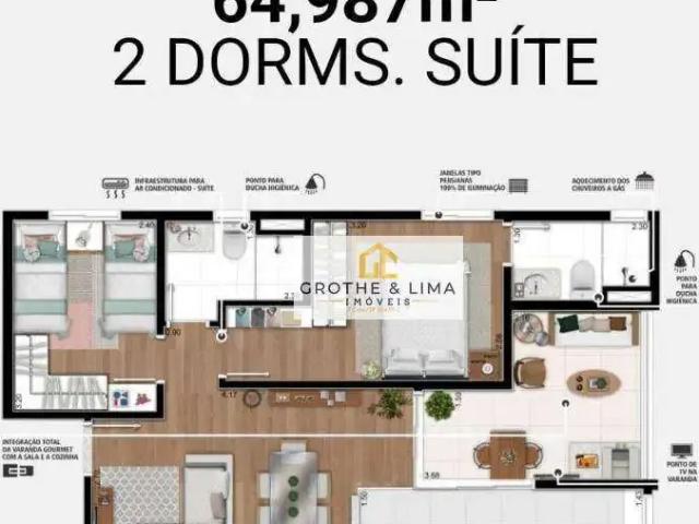 Apartamento para Venda em São José dos Campos/SP Jardim Satélite 2 Quartos