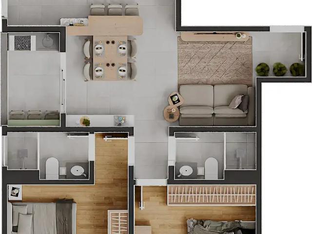 Apartamento para Venda em São José dos Campos/SP Jardim Santa Júlia