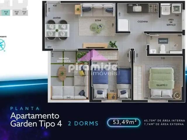 Apartamento para Venda em São José dos Campos/SP Jardim Uirá 2 Quartos