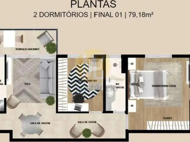 Apartamento para Venda em São José dos Campos/SP Parque Industrial 2 Quartos
