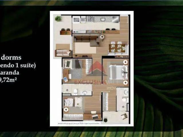 Apartamento para Venda em São José dos Campos/SP Parque Industrial 2 Quartos
