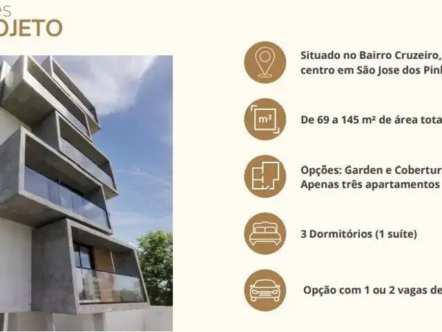 Apartamento para Venda em São José dos Pinhais/PR Cruzeiro 3 Quartos