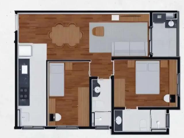 Apartamento para Venda em São José dos Pinhais/PR Boneca do Iguaçu 2 Quartos