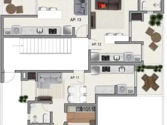 Apartamento para Venda em São José dos Pinhais/PR Boneca do Iguaçu 2 Quartos