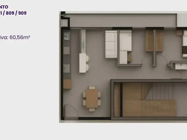 Apartamento para Venda em São José dos Pinhais/PR São Pedro 3 Quartos