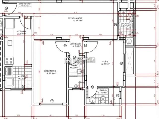Apartamento para Venda em São José/SC Ipiranga 2 Quartos